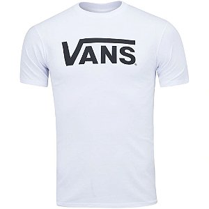Camiseta Vans Classics Branco Preto