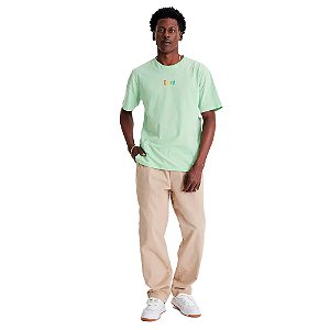Camisa Baw Regular Wordart Masculina Verde