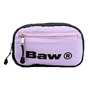 Pochete Baw Round Classics Unissex Roxo Preto