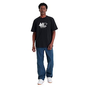 Camisa Baw Regular Baw Friends Masculina Preto Branco