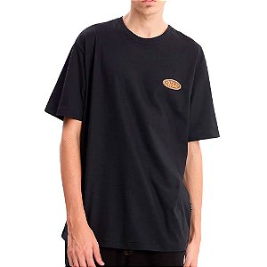 Camisa Baw Regular Street 14 Masculina Preto Laranja