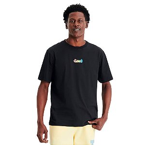 Camisa Baw Regular Wordart Masculina Preto Colors