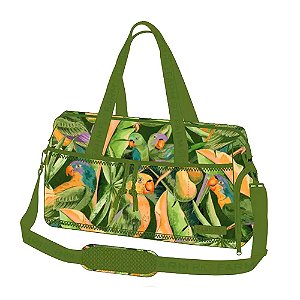 Bolsa FARM Findi Floresta de Passarinho Verde/Amarelo