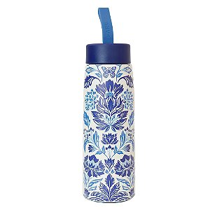 Garrafa Farm Que Sede Encanto Tropical 500ml Off White Azul