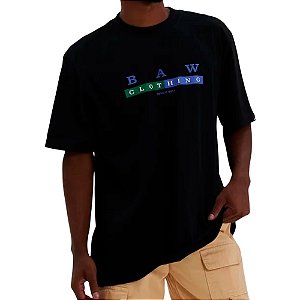 Camiseta Regular BAW Clothing Unissex Preta
