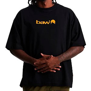 Camiseta Oversized BAW Outdoor Unissex Preto