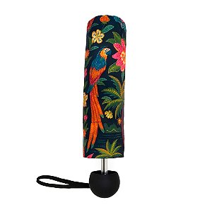 Guarda-Chuva Farm Chua Samba das Araras Preto/Colors