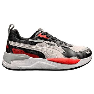 Tênis Puma X-Ray 3 BDP Masculino Preto, Vermelho e Branco