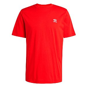 Camisa Adidas Trefoil ESS Tee Vermelho