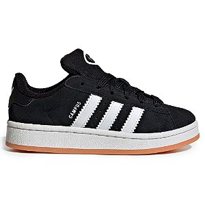 Tênis Adidas Campus 00S C Infantil Preto e Branco
