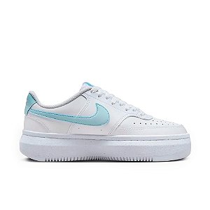 Tênis Nike Court Vision Alta Feminino Branco Azul