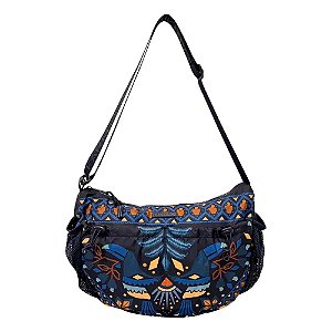 Bolsa Farm Banana G Lenço Magia Tropical Marinho