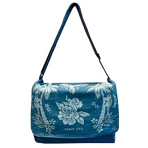Bolsa Farm Brisa Lenço Tropical Jeans