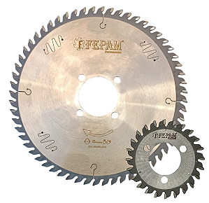 SERRA CIRCULAR FEPAM Ø 250 X 60Z 4,2/3,0 D55 + RISCADOR Ø 110 X 24Z 5,3/3,0 D45 (SECCIONADORA)