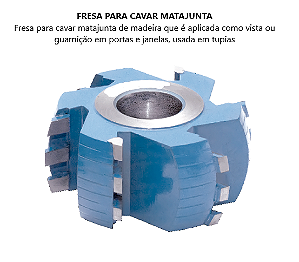Fresa para Cavar Matajunta - Ferramenta de Alta Precisão