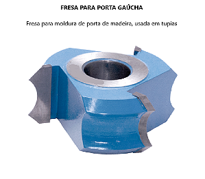 Fresa para Porta Gaúcha