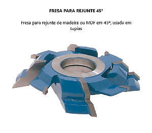 Fresa para Rejunte 45°
