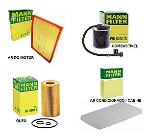 C4312/1-18-4 Kit Filtros Troca Oleo Sprinter Om651 311 415 515 2012/.. Mann