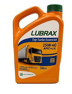 1024965 Oleo Mineral Motor Diesel 15W40 Ci4 3L Top Turbo Essencial Lubrax