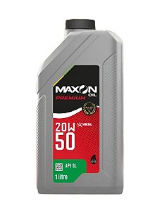 Lamoat0046 Óleo Motor 20w50 Api Sl Premium 1L Mineral Gas/Flex/Gnv Maxon Oil