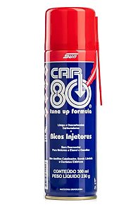 Car8012 Descarbonizante 300ml Spray Aerossol Limpa Tbi, Carburador, Bicos Car80
