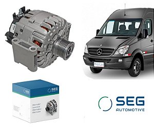 T002006000 Alternador 14V 220A 6Pk Mb Sprinter 415 515 516 Om651 Seg