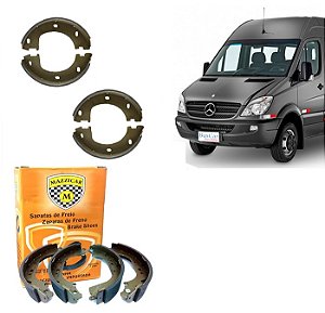 SA80118 Jg 4 Sapata Freio Mb Sprinter 515 516 517 2012/2025 Rodagem Dupla