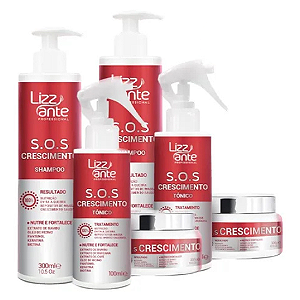 Lizz Ante SOS Crescimento  - 2 Kit SOS Crescimento
