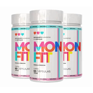 Monfit – Suplemento Natural | Kit com 3 Frascos para 90 Dias