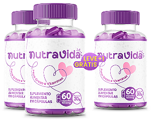 Nutra Vida – Suplemento para Fertilidade | Compre 2 e Leve 3