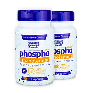 Fosfoetanolamina Plus - 90 Cápsulas | Kit com 2 Frascos