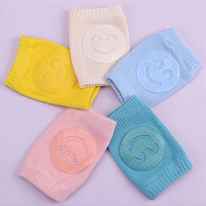 Aquecedores de Pernas e Joelheiras Antiderrapantes para Bebês