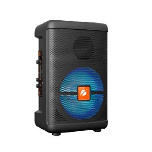 Caixa de Som Bluetooth Portátil com Microfone e Controle Remoto