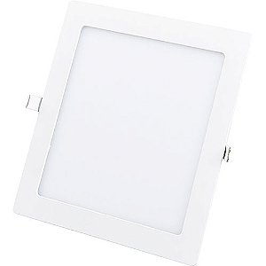 Luminária de Led de Embutir Quadrado 24W 6500K Luz Branca Fria - TECHLUZ (2921)