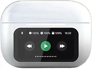 Fone De Ouvido Bluetooth Com Tela LCD