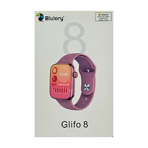 Smartwatch Blulory Glifo 8 Relógio Inteligente Rosa (RELOGIOGF8R)