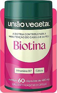 BIOTINA UNIÃO VEGETAL 60C
