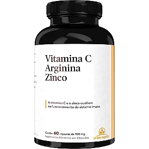 VITAMINA C ARGININA ZINCO UNIÃO VEGETAL 60C