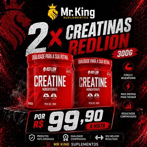2 CREATINAS RED LION (300G CADA)
