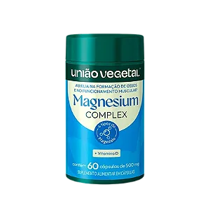 MAGNÉSIO COMPLEX UNIÃO VEGETAL 60C