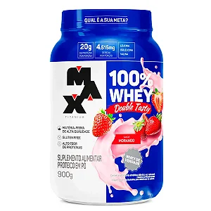 WHEY 100% DOUBLE TASTY MAX POTE 900G