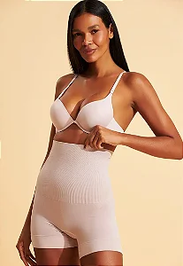 Bermuda Recco Super Alta Sem Costura com Barbatanas