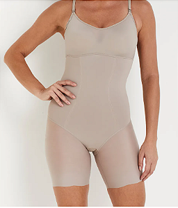 Body Bermuda Liz Modelador com Bojo