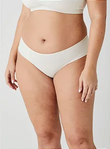 Calcinha Liz Biquini Canelada Fio Duplo