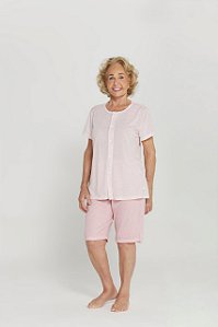 Pijama Danka Feminino Estilo Americano Listras