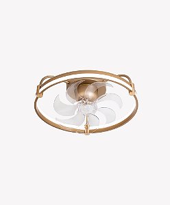 VENTILADOR DE TETO ORBITAL AIR GOLDEN 40W MULTICOR DOURADO BIVOLT