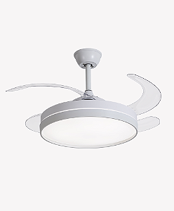 VENTILADOR DE TETO RETRÁTIL AIR BASIC MULTICOR DIM BRANCO BIVOLT