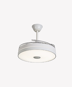 VENTILADOR DE TETO RETRÁTIL AIR SOUND MULTICOR BRANCO BIVOLT