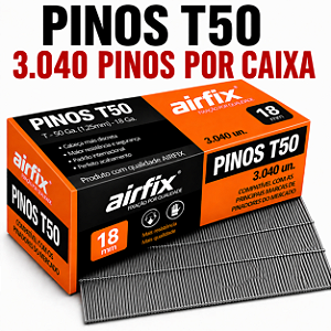 Pinos T50 Airfix 3.040 Unidades Para Madeira Estrutural Pallet e Construção