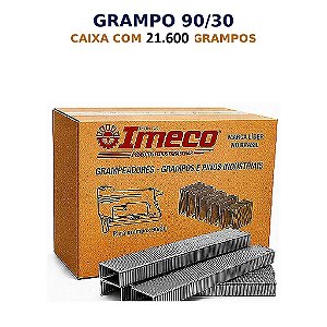 Grampo 90/30 - caixa c/ 21,600 grampos